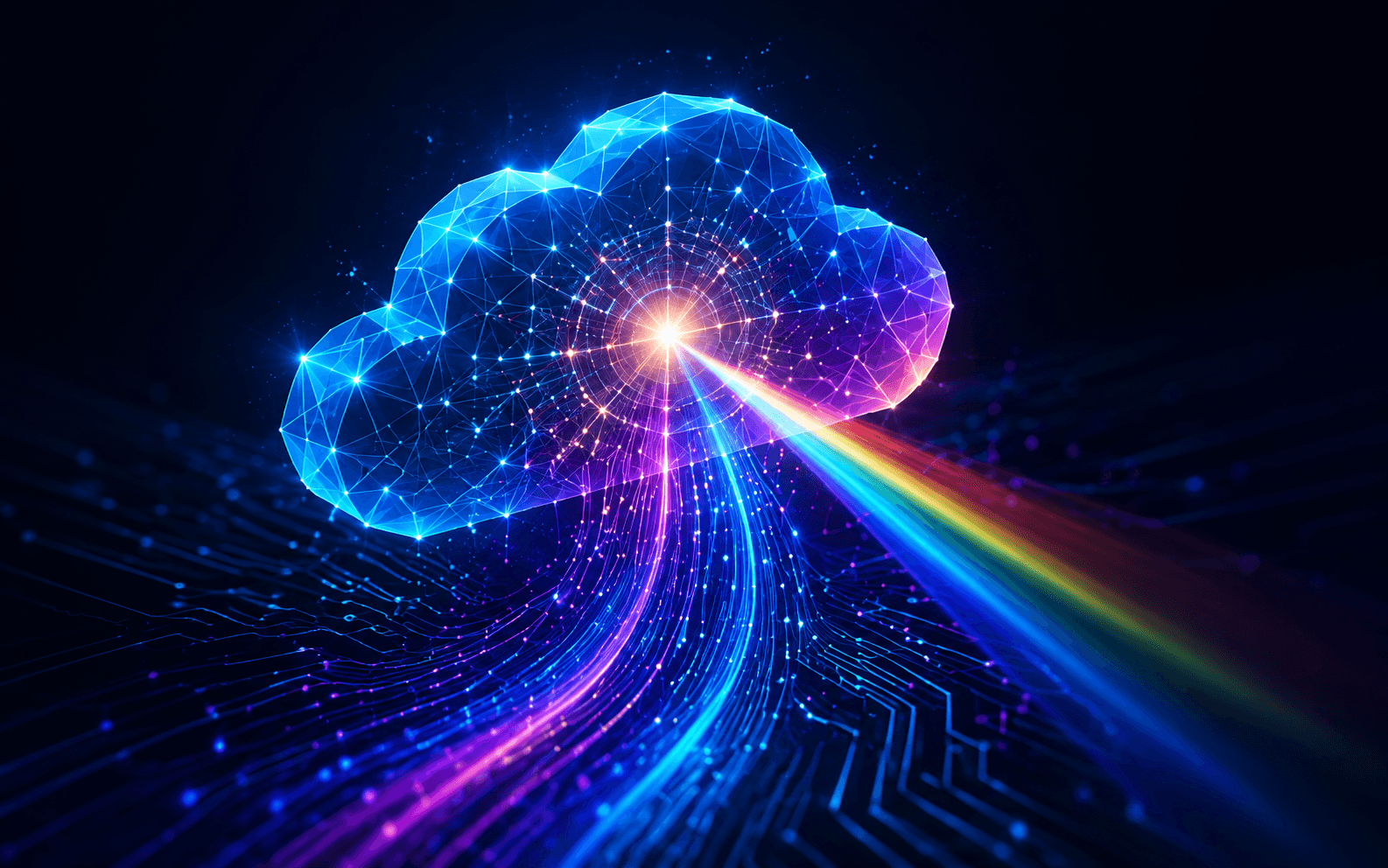 AI, Software & Cloud illustration